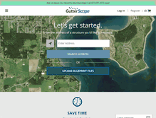 Tablet Screenshot of gutterscope.com
